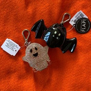Bath and Body Works Gemstone Ghost and Flapping Bat PocketBac Holders